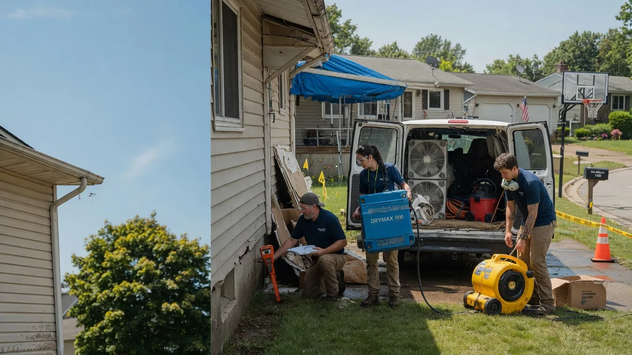 Ceiling Leak Cleanup in Barclay, MD near me